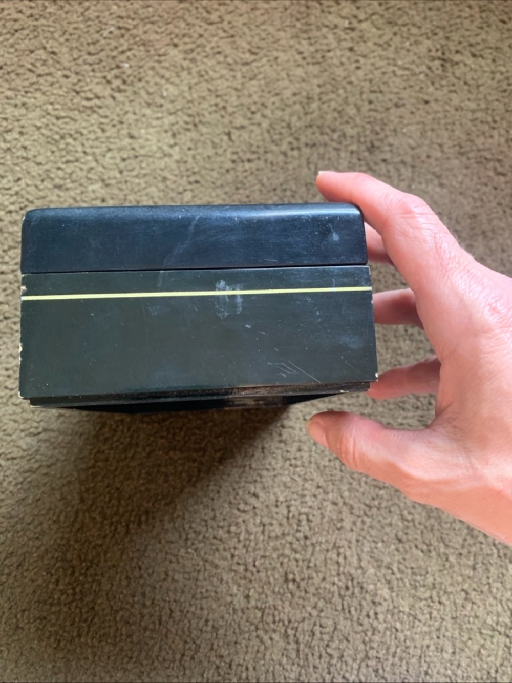 Vintage Avon Music Jewelry Box Black Lacquer President's Sales Competition 1983 - Picture 7 of 12